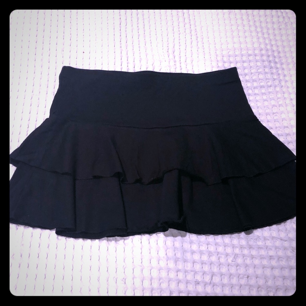 Express Cotton Black Mini with Ruffle